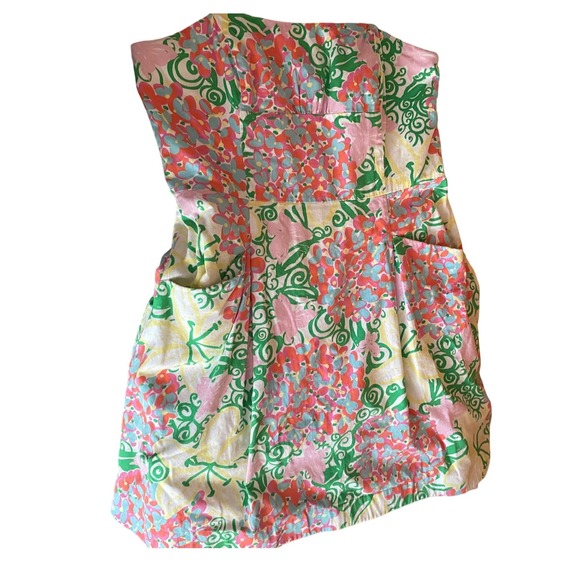 Lilly Pulitzer Dresses & Skirts - Lilly Pulitzer Strapless Blossom Day Dress Floral Cotton Mini 14 Pockets 27945